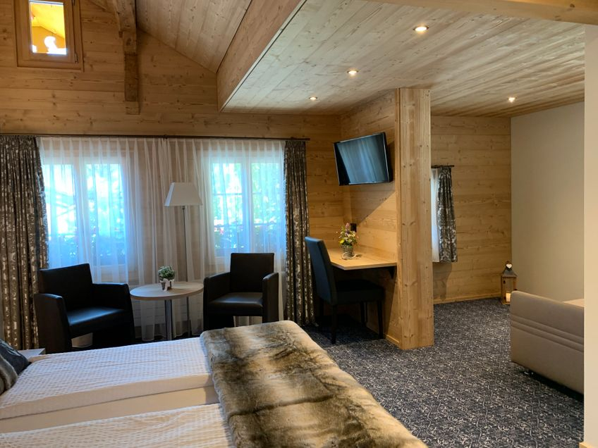 Stilvolle Einrichtung für das Hotel Pinte in Grindelwald