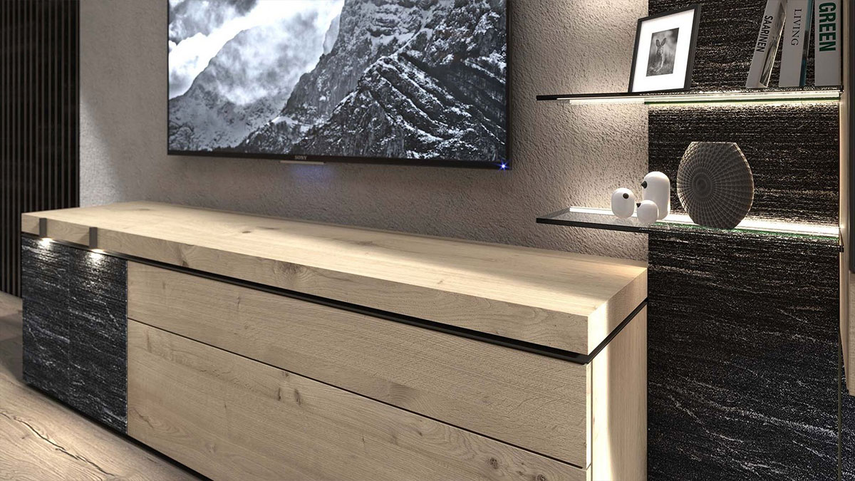 Wohnwand «Vrock» von «Voglauer»