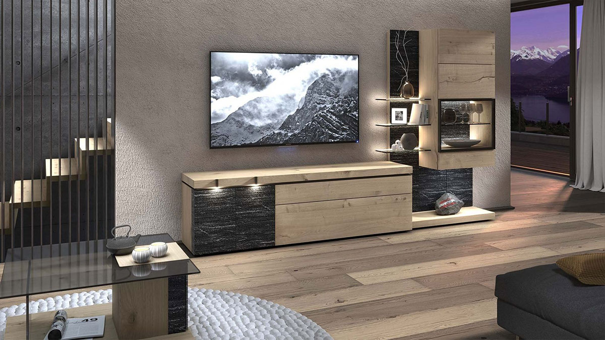 Wohnwand «Vrock» von «Voglauer»