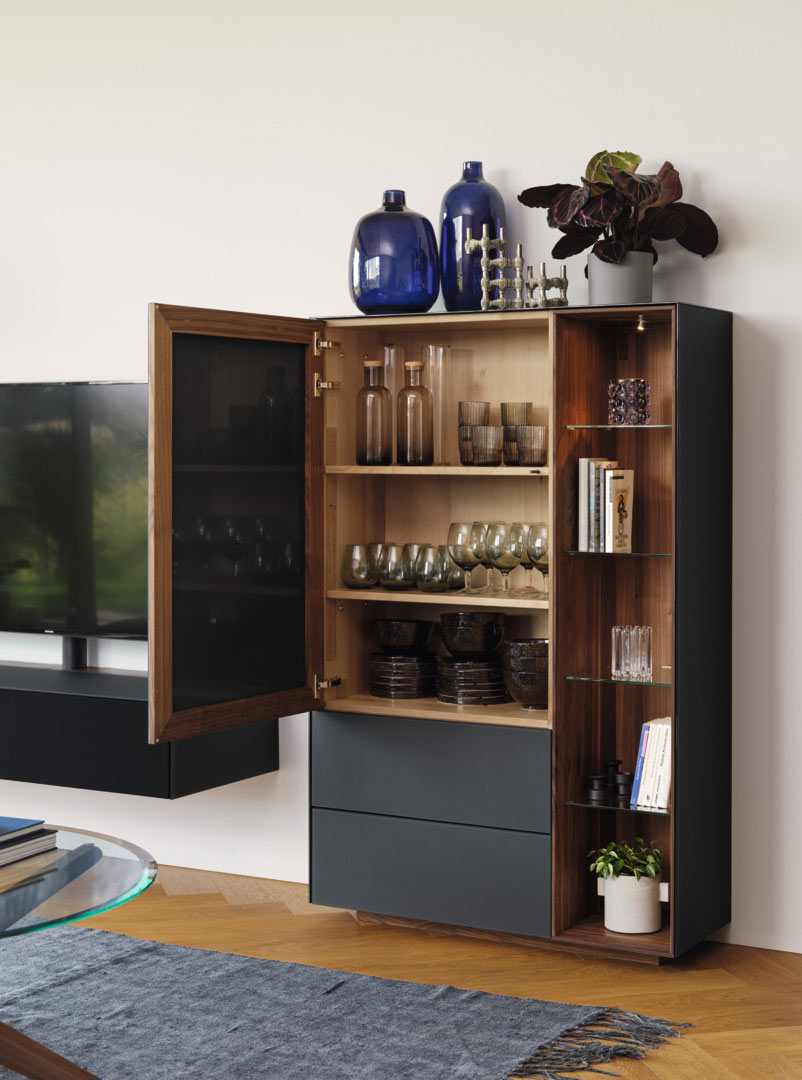 Wohnwand «cubus pure» von «Team 7»