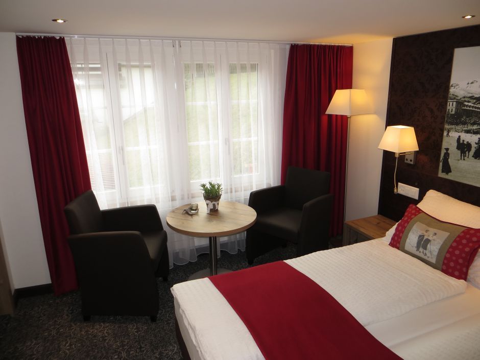 Stilvolle Einrichtung für das Hotel Pinte in Grindelwald