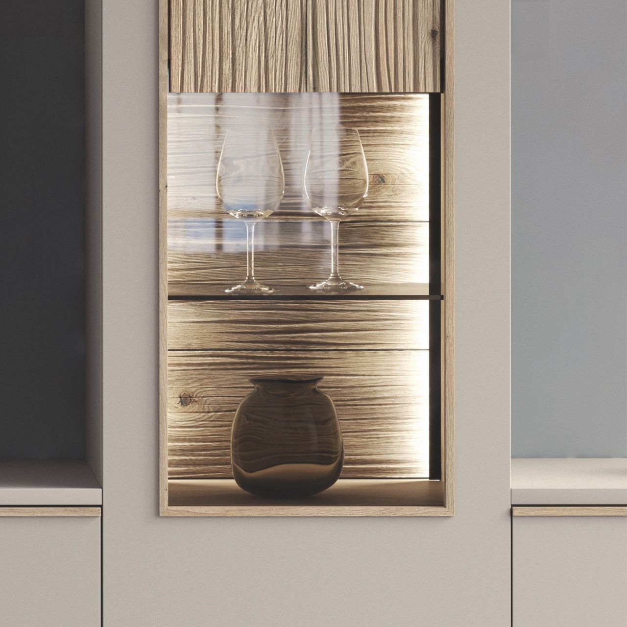 Wohnwand «V-Lacera» von «Voglauer»