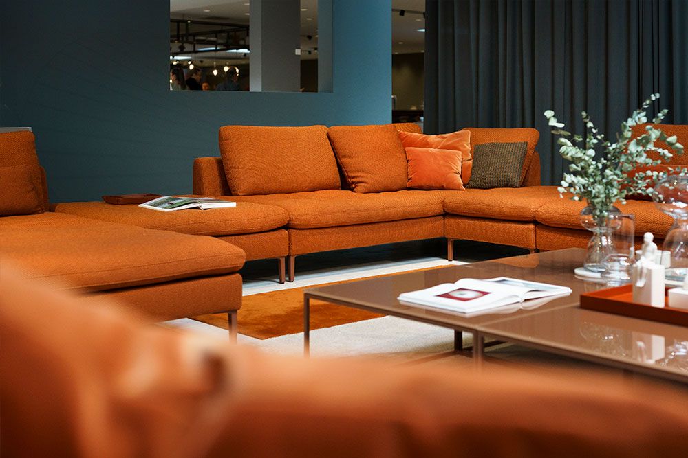 «Mioko» von «Rolf Benz» in Stoff Orange