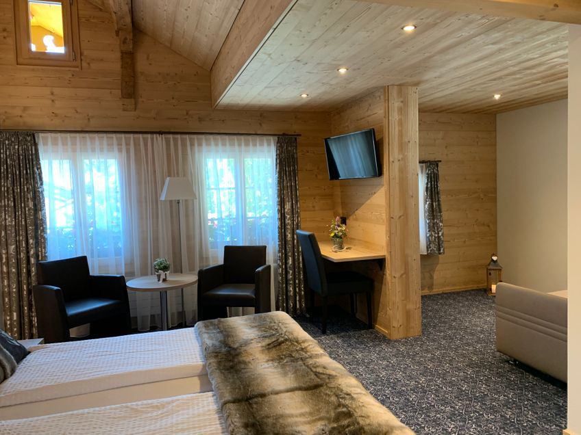 Stilvolle Einrichtung für das Hotel Pinte in Grindelwald