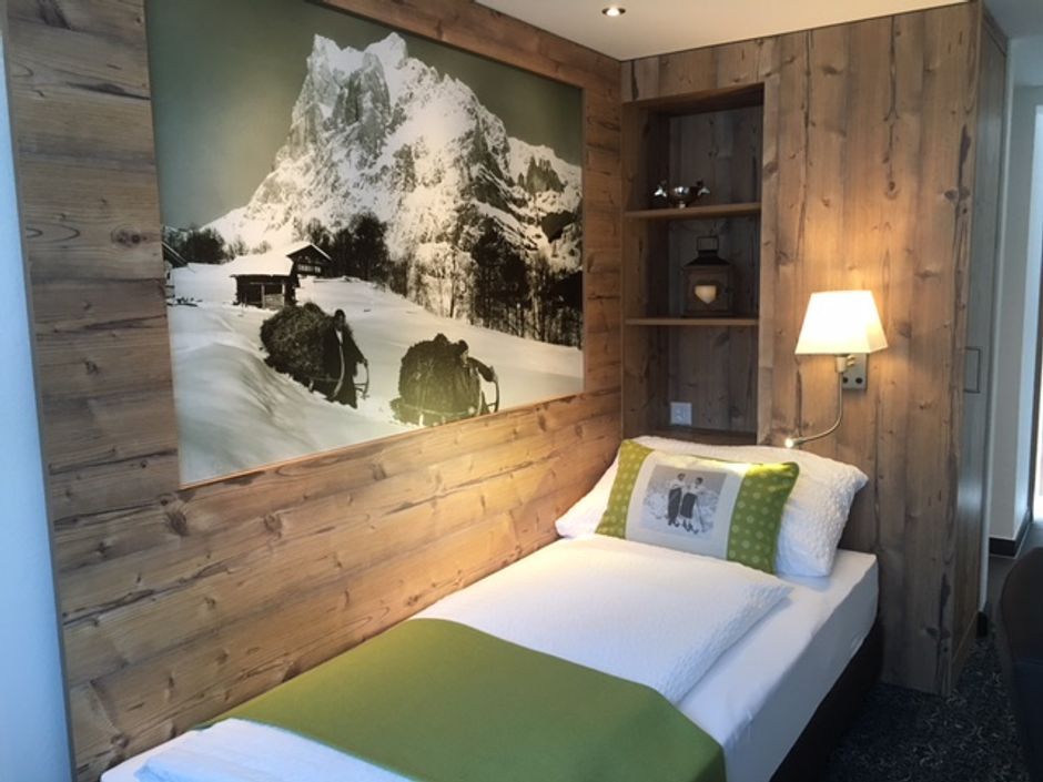 Stilvolle Einrichtung für das Hotel Pinte in Grindelwald